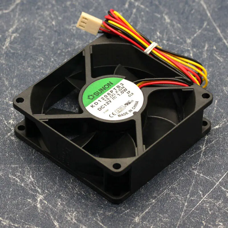 SUNON KD1208PTB3 12V 1.0W 8025 8CM inverter mute axial industry exhaust cooling fan