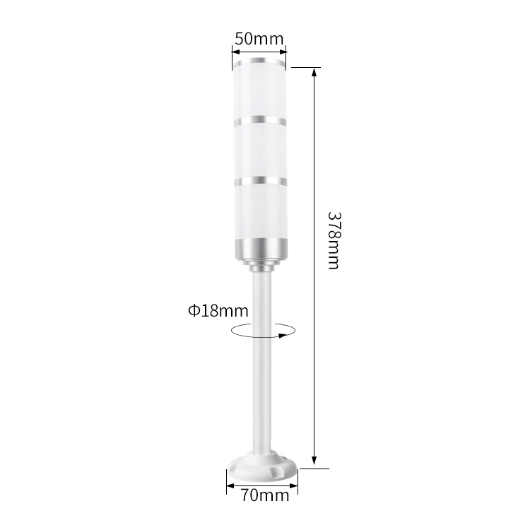 Manufacturer CNC Machine Equipment Red Yellow Green Status Indicator LED Signal Warning Light