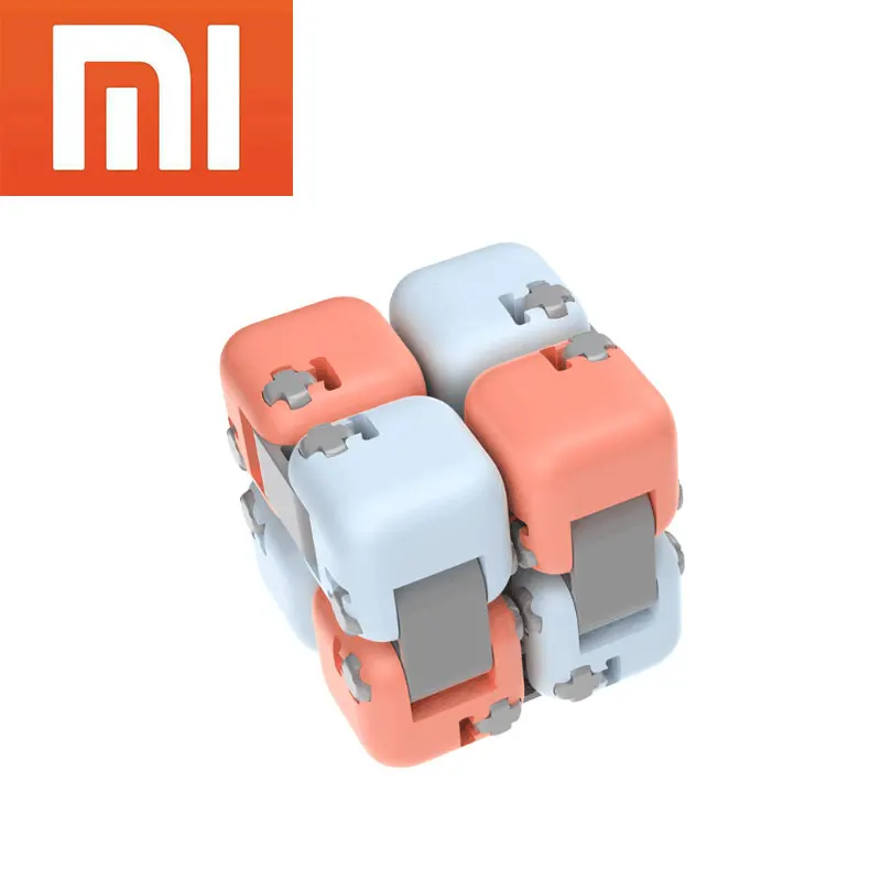 Xiaomi Mitu Colorful Fidget Blind Box Cube Spinner Seven Surprise Fingertip Building Block Bricks Toy Puzzle Assembling