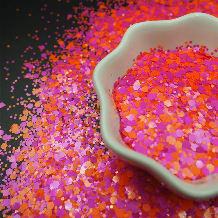Bulk factory new  Cindy color of chunky mixed glitter for tumbler and nail art