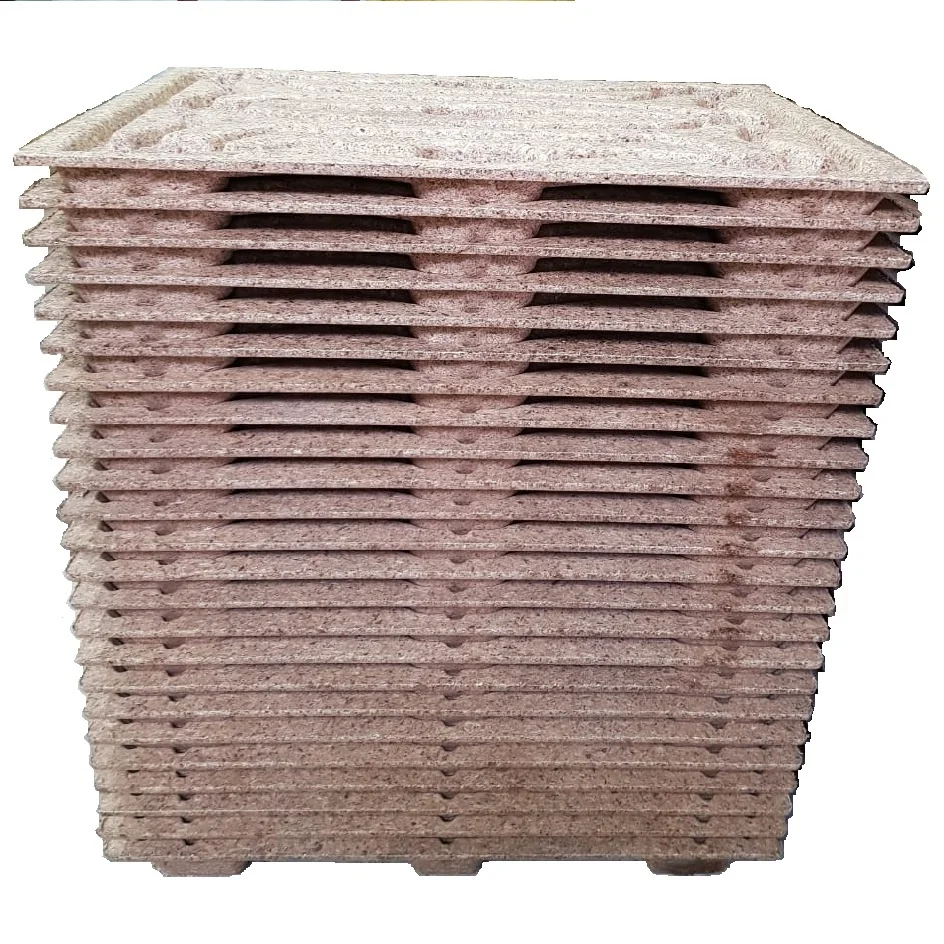 Pressed Wooden Euro Pallet 1200*800 Epal Free of Fumigation Compact Storage Best Price Long Life Compressed Wood Pallet Export