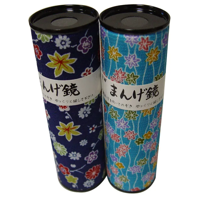 HonGe оптовая продажа калейдоскопическая бумажная трубка + объектив + пластиковый рекламный подарок