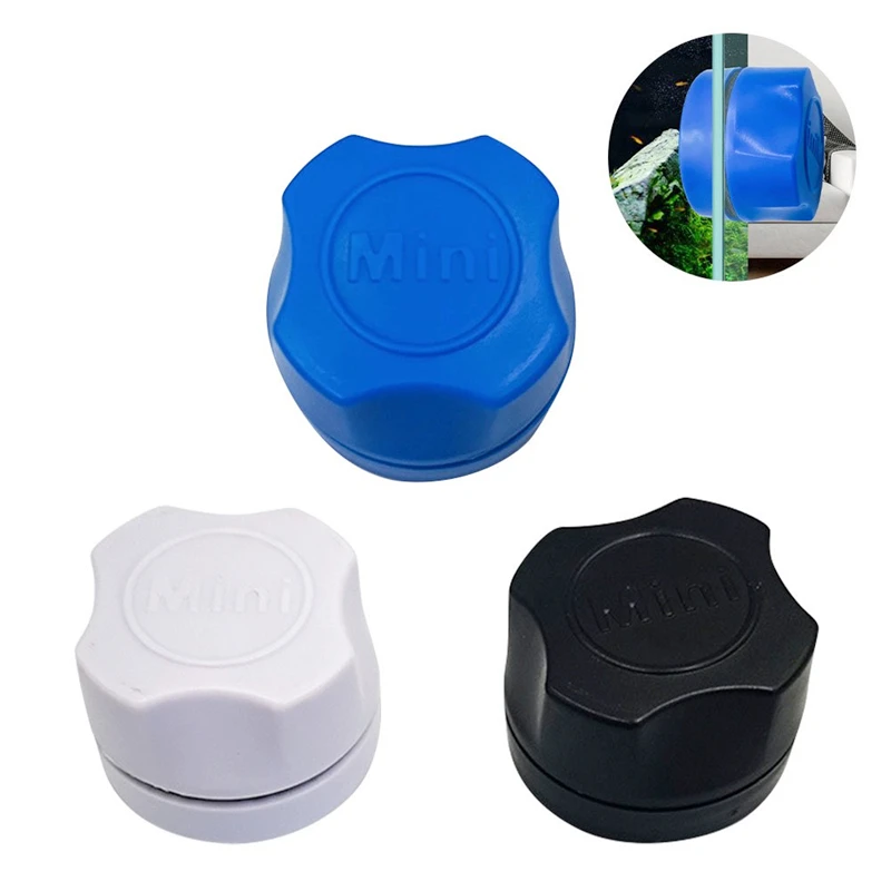 Glass Brush Magnetic Aquarium Fish Tank Brushes Floating Clean Glass Suspension Scraper Magnetic Brush Plastic Sponge Tools