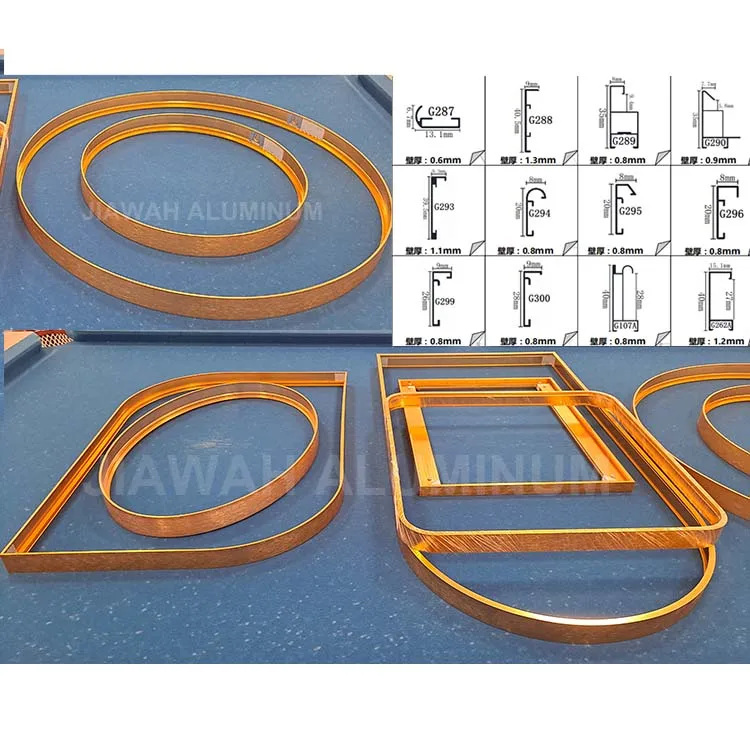 Custom Shape Wood Color Brushed Anodizing Aluminum Thin Edge MP3 Digital Photo Frame Metal Frame Picture Frames Manufacturer