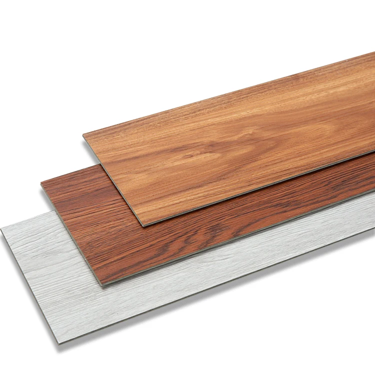Manufacturer 3.5 To 8Mm Wood Grain Lvt Spc Flooring Building Material Spc Vinyl Flooring Planks Click
