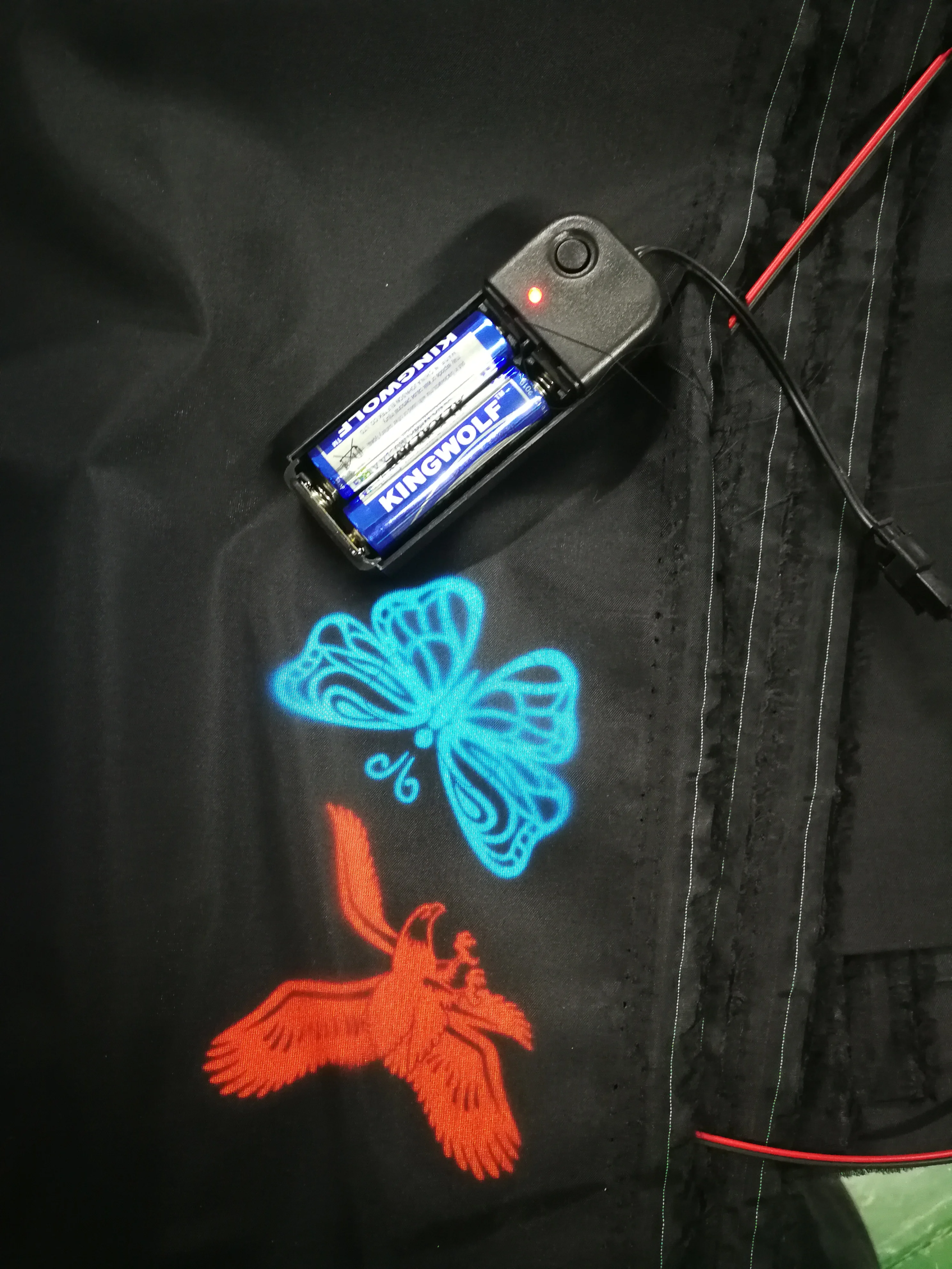 Cool Custom  EL lighting flash Transparent Car Vinyl Sticker Panel Sheet Logo