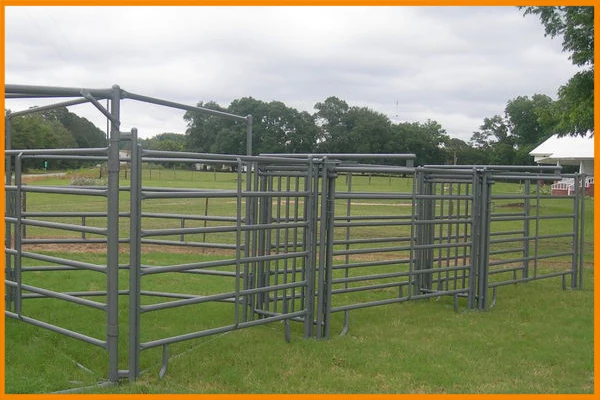 Hot Dip Galvanized Metal Steel Farm Horse Fence panel