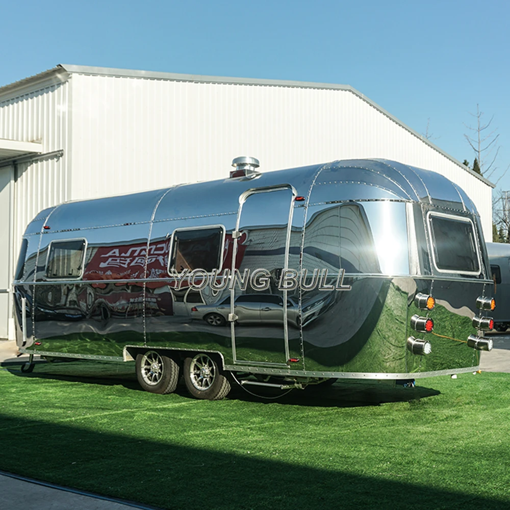 Youngbull Australian Mirror Stainless Steel multifunctional customized travel trailer camp