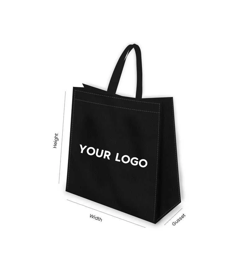 Business Fabric Shopping Bag Reusable Ecological Nonwoven Pp Non Woven Shopping Non-Woven Tote Bag With Logo