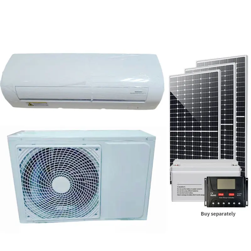 12v 24v 48v Compressor DC24V EER 4.56W/W DC Power Solar Air Conditioner