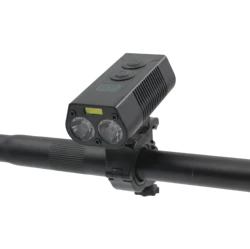 REYGEAK Bicycle Headlight Super Bright 750 Lumens Bike Lights For Night Riding Waterproof Rechargeable 4000 mAh Bike Light Set