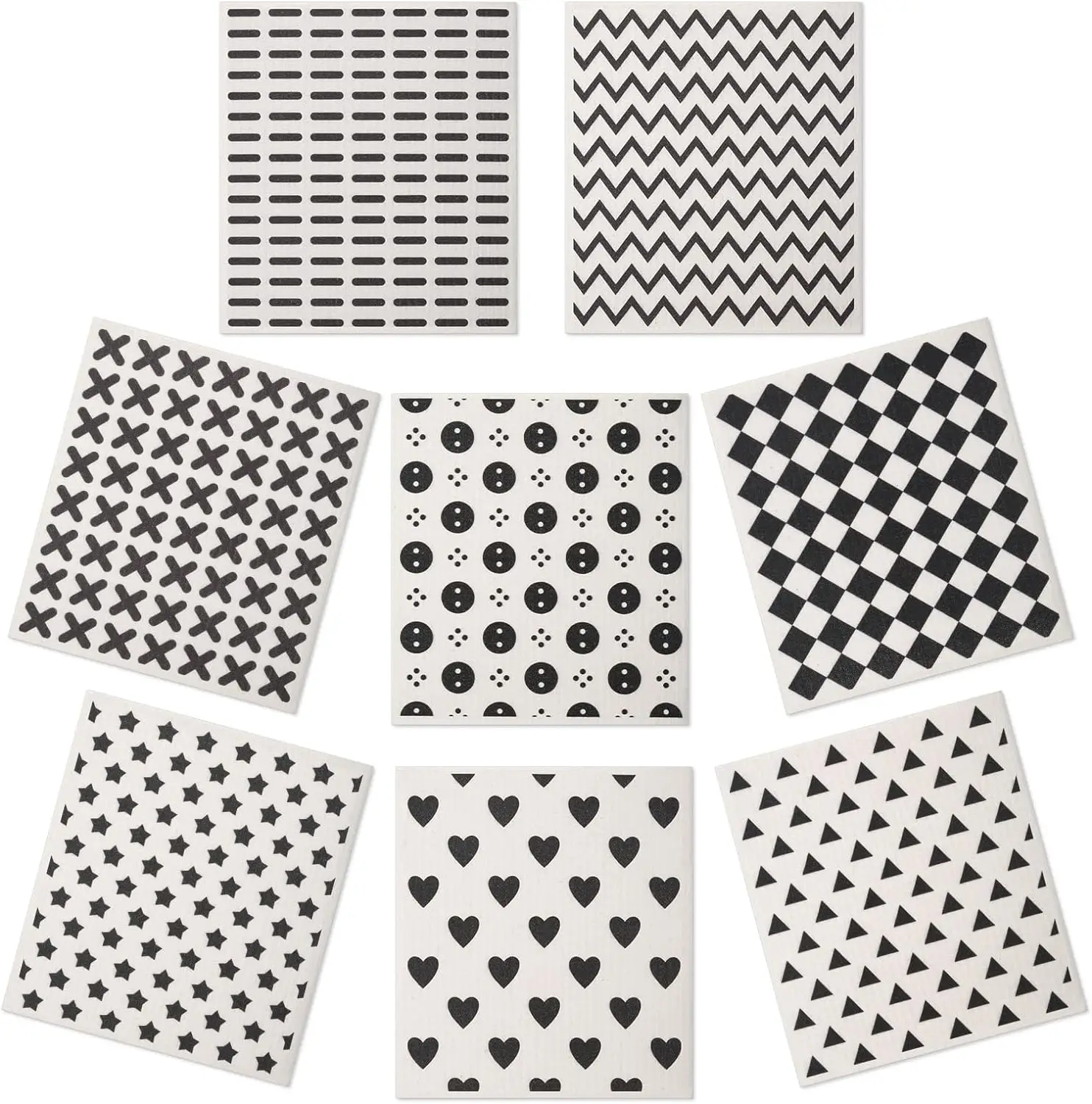 Кухонное полотно из целлюлозной губки для мытья посуды, шведская чистящая ткань, экологически чистая многоразовая чистящая ткань