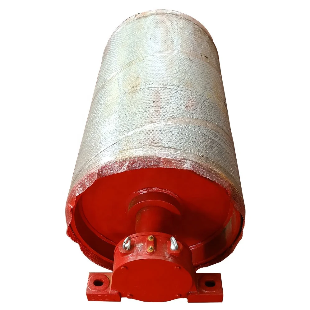 Steel Pipe drive pulleys for grain transport belt conveyor