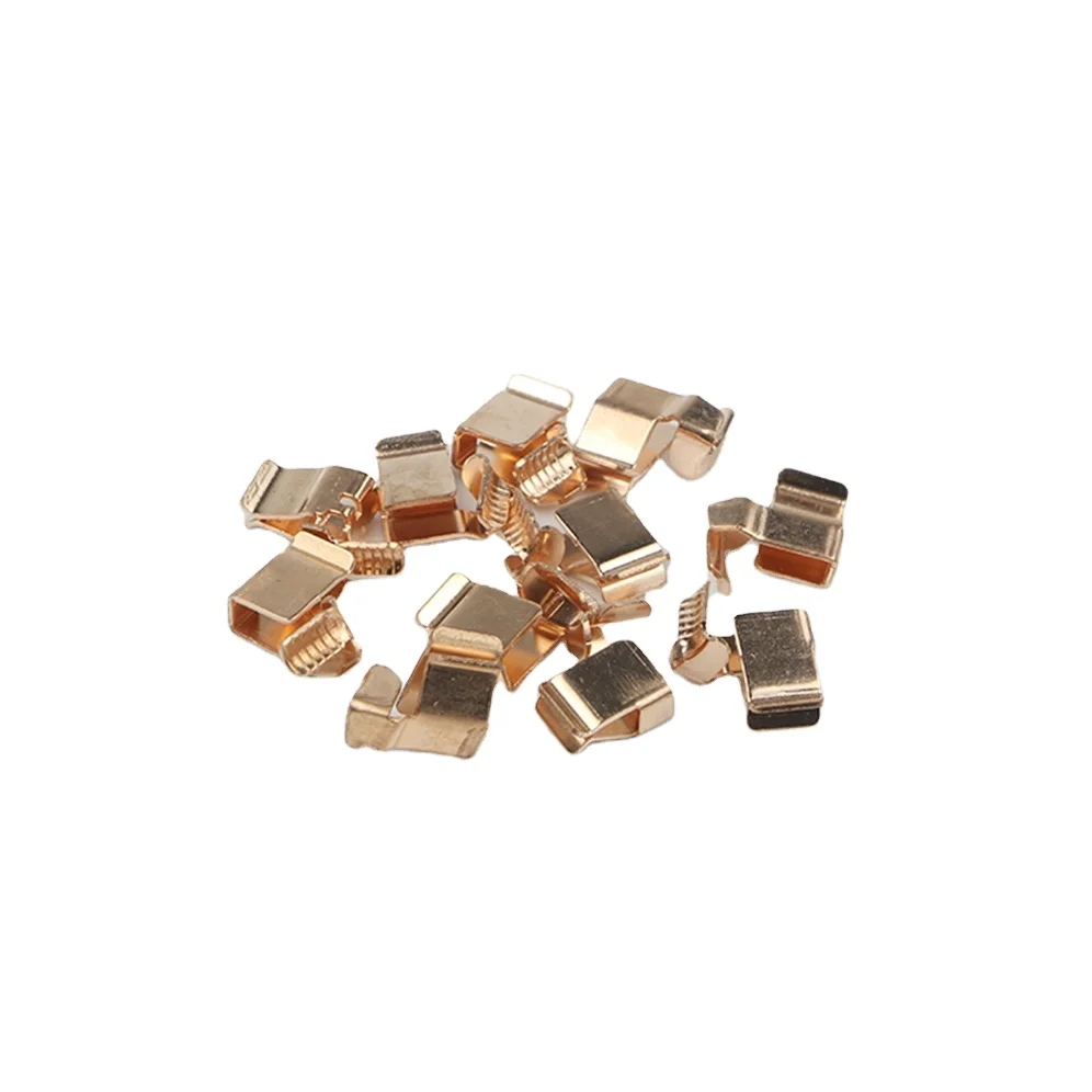 magnetic bimetal battery spring electrical contact