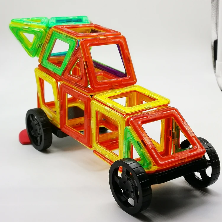 High quality cheap price toys factory Transparent Magnetic Tiles 3D brain Building block Toys