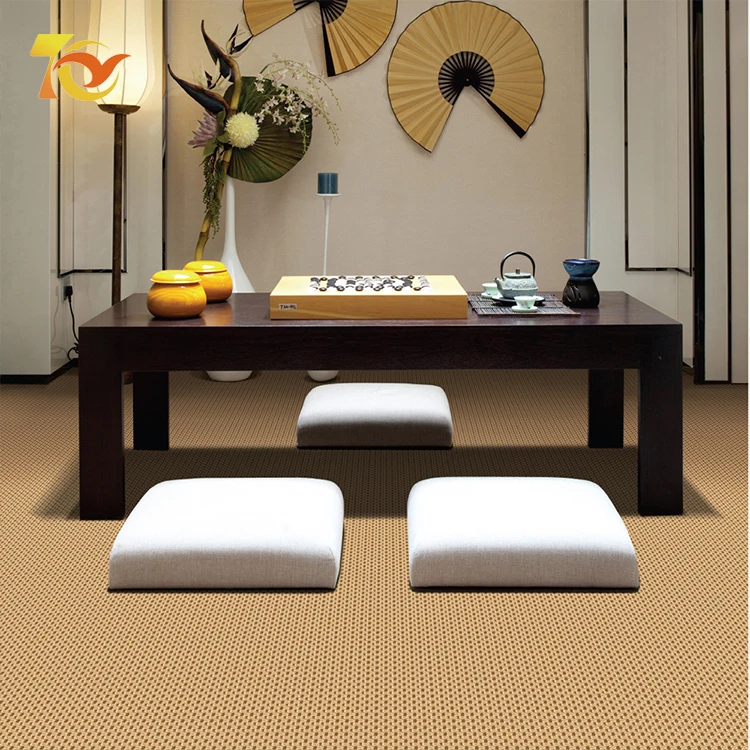 Натуральный съемный огнестойкий сизальный ковер от стены к стене в офисе Sc3 для гостиной на