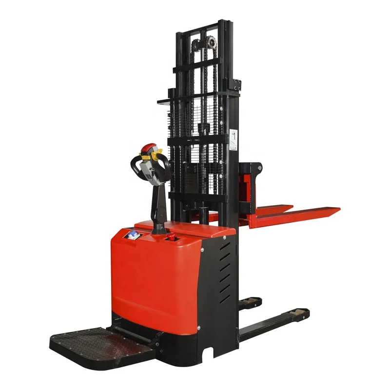 Stand-operation Stacker Powered  Counterbalance Full Electric Reach Lifting