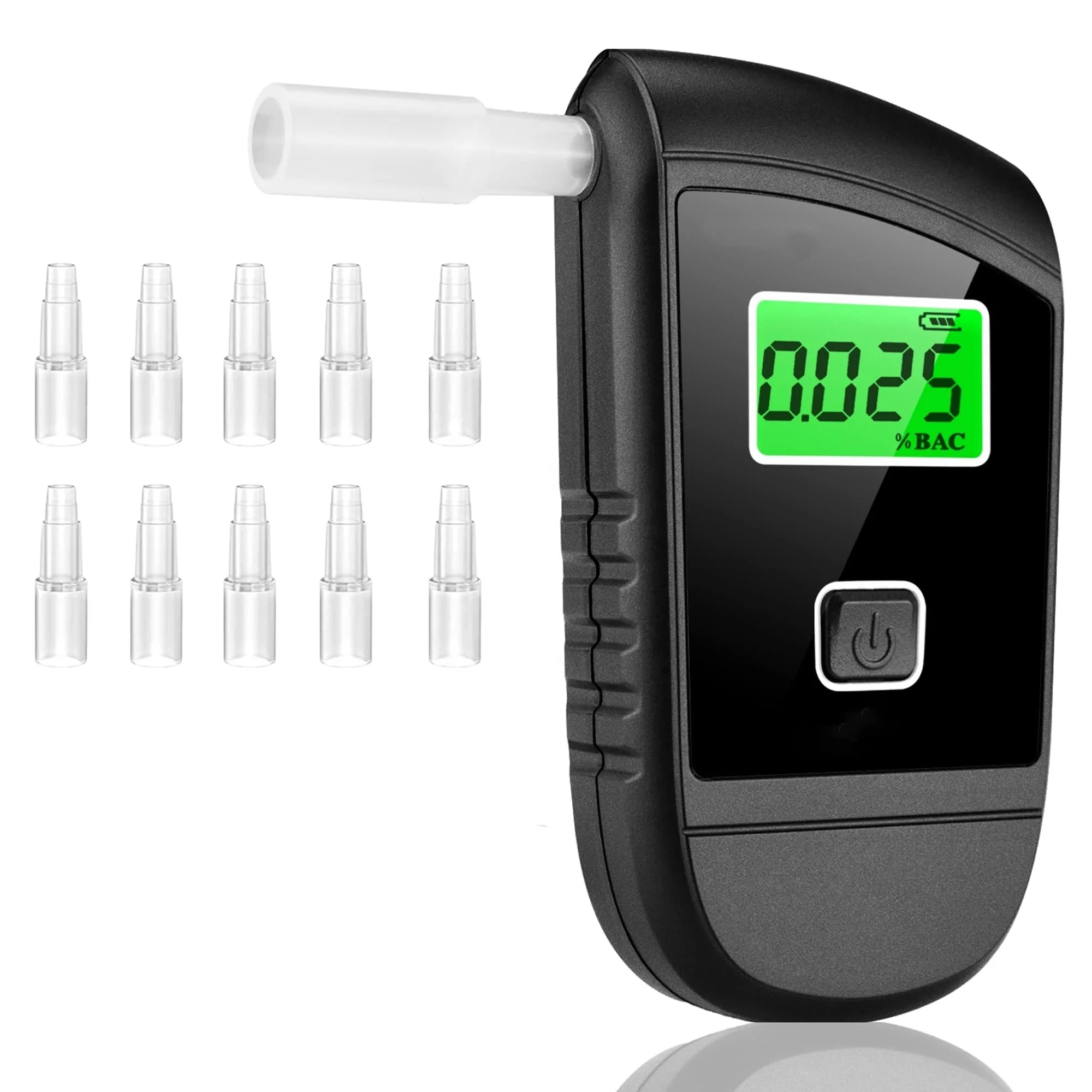 Professional-Grade Breathalyzers Portable Alcohol Tester with Digital LCD Screen Fast Accurate Blood Alcohol