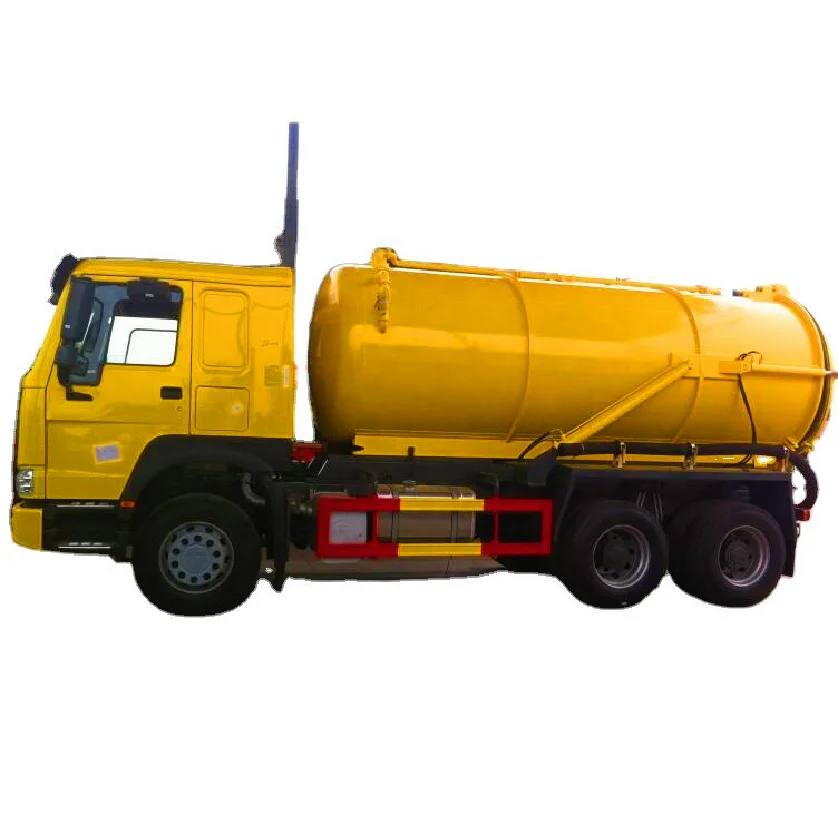 Sinotruk Howo 4*2 8000L 190hp 6-колесный резервуар для вакуумной очистки высокое давление промывка канализации транспортное средство грузовик всасывания