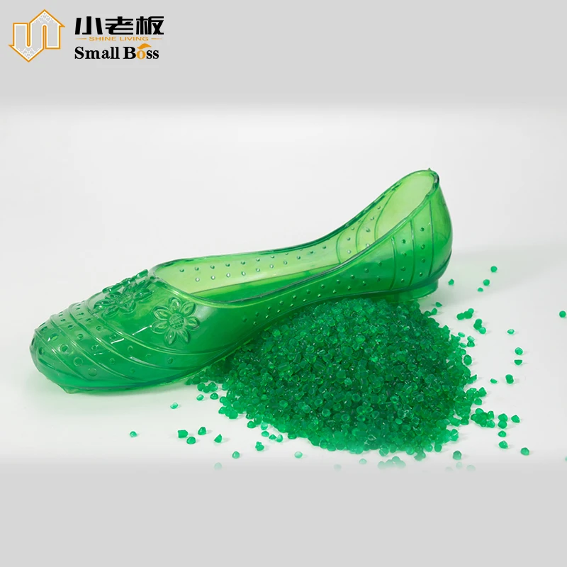 Crystal Soft Shoes Rain Boots Sandals flexible Pvc Granules Compound For Safety Boots