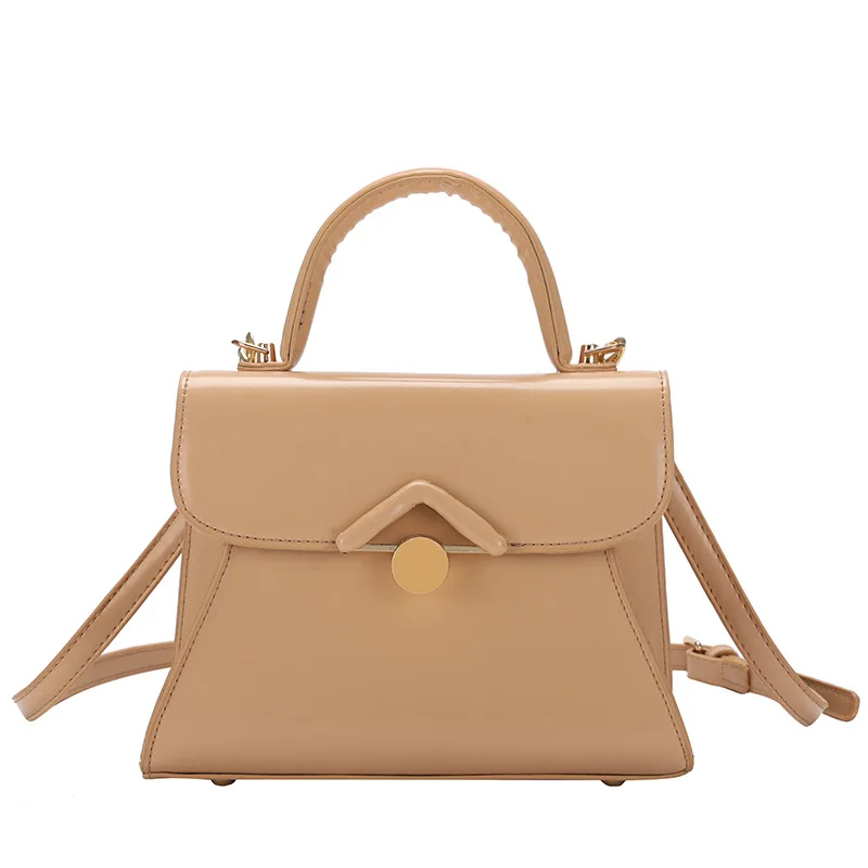 Sacs à bandoulière simples en cuir pu pour femmes, mode européenne, nouveau style, 2021