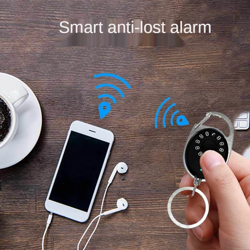 Mini Smart Anti Lost Device Two-way Reminder Precise Positioning Selfie Function Keychain Wireless Tracking Locator Tracker