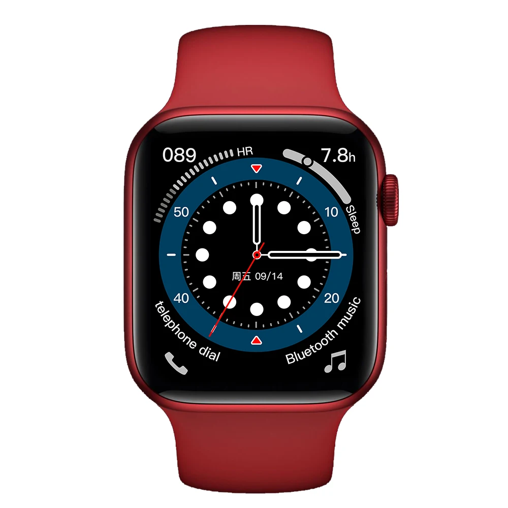 
Series 6 W56 Smart Watch IWO13 Voice Call W56 Heart Rate ECG Watch Band IP68 Waterproof bt call smartwatch 