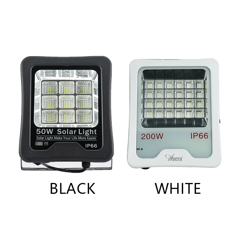 High brightness IP66 50w integrated solar light outdoor
