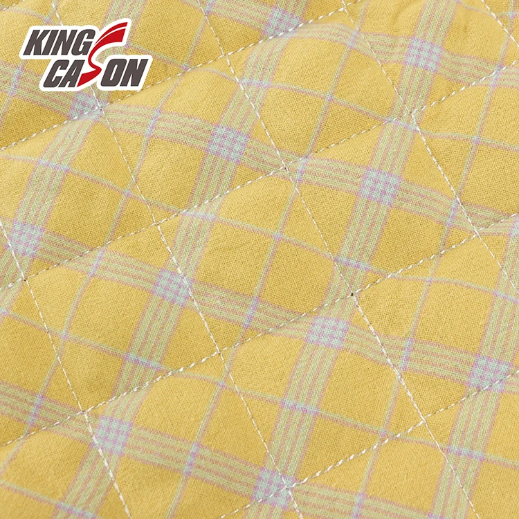 KINGCASON Chinese Manufacturer 100 Percent Polyester Macaron Color Customized Printed/Colors Quilting Fabrics For Home Textile