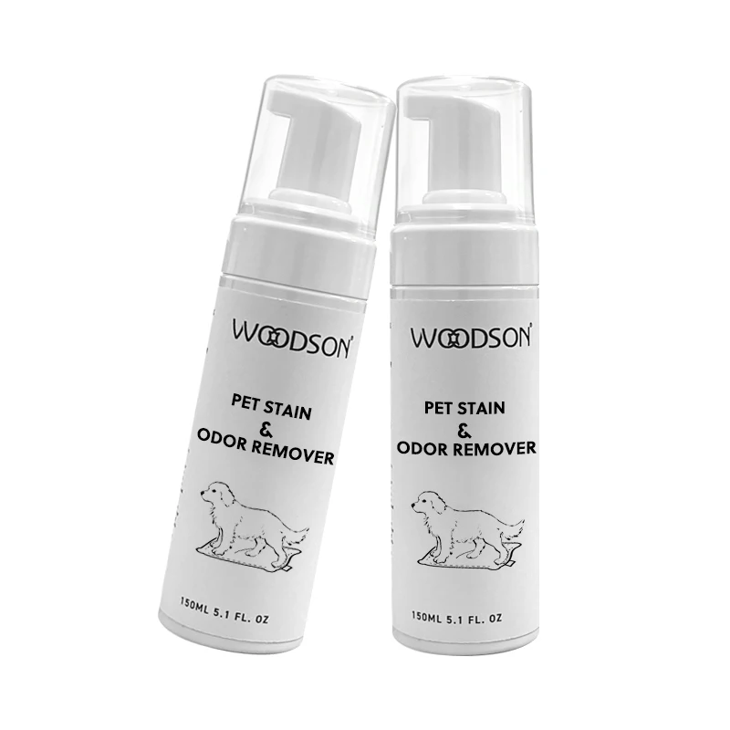 Natural ingredients non-irritating pet stain and odor remover eliminator foam fabric cleaner