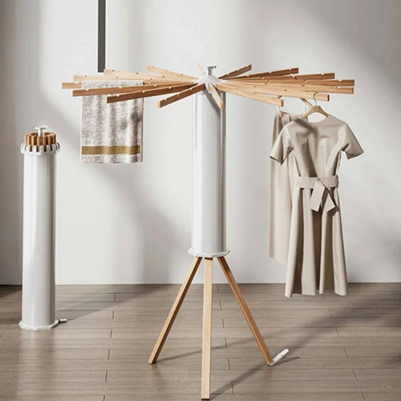 Collapsible Tripod Drying Rack Foldable Laundry Stand Indoor & Outdoor Holder for Clothing Octopus Hanger