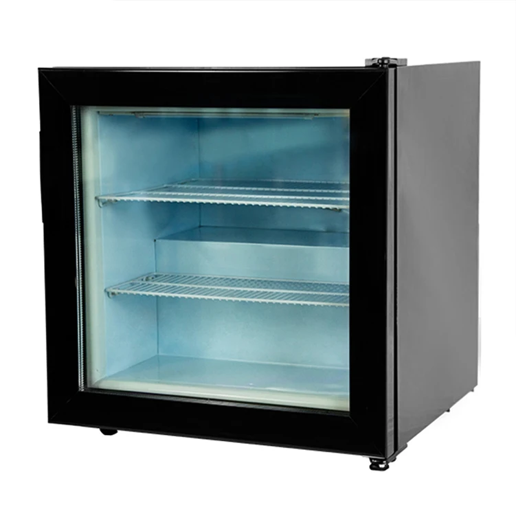 55L counter top  ice cream display freezer ice cream refrigerator freezer customized mini freezer