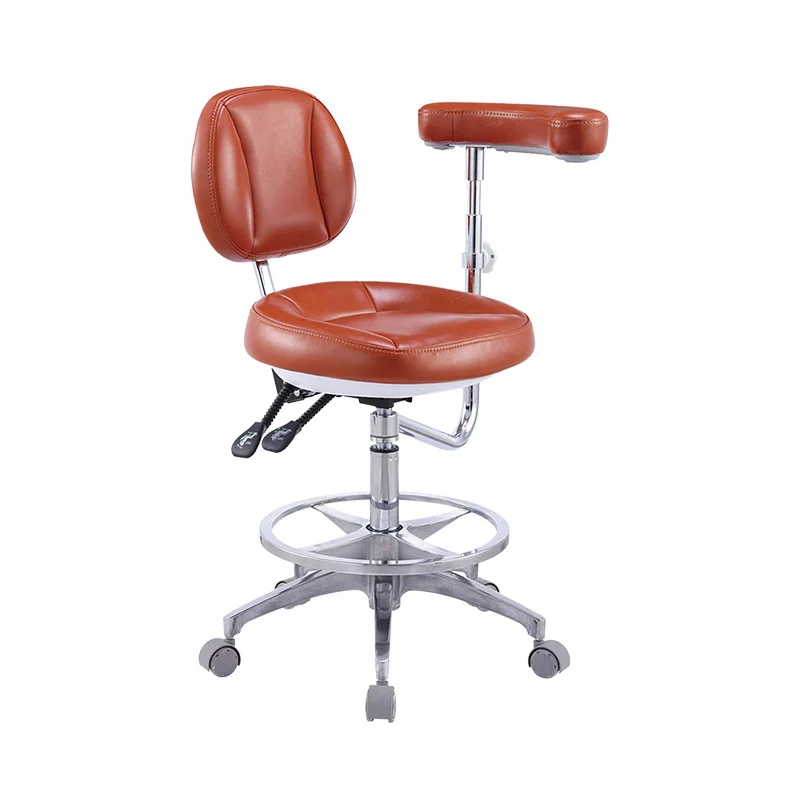 Adjustable Armrest Ergonomic Dentist Stool Dental Chair Microscope Chair Ergonomic Saddle Chair