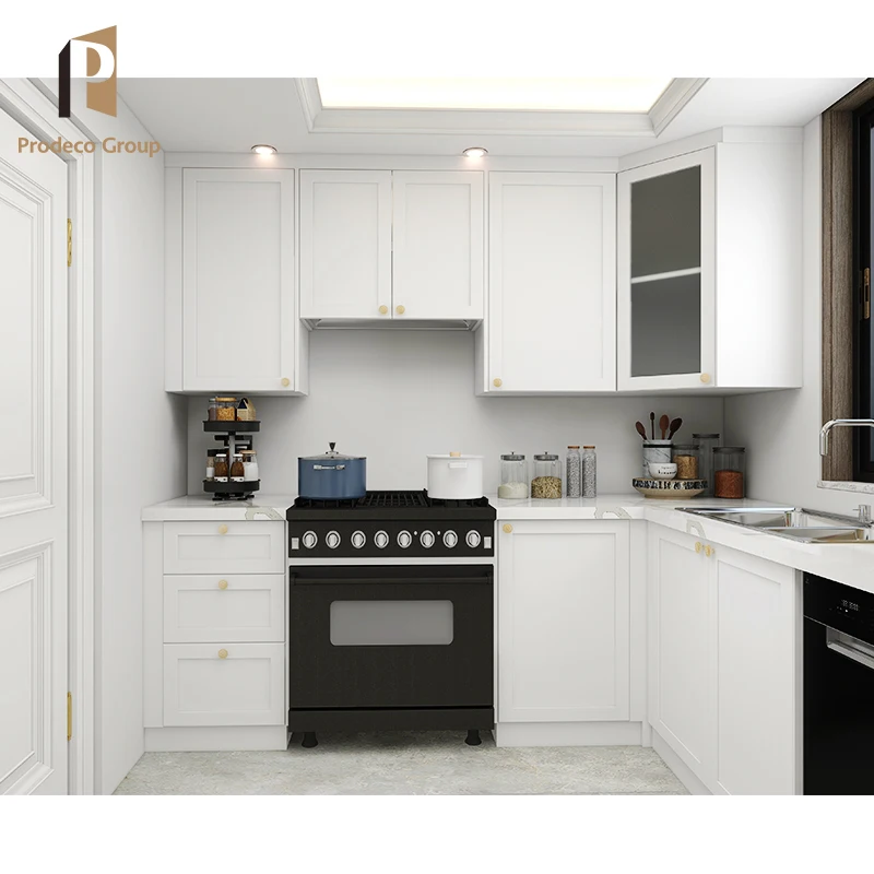 American Full Modern White Shaker Complete Mdf Kitchen Cabinet Cupboards Designs Furniture Smart Kitchen Cabinets