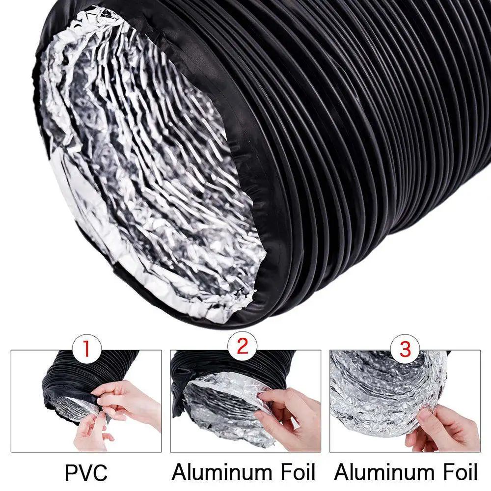 2024 Ventilation Pipe Air Duct Flexible Air Duct Air Conditioner Duct Pipe