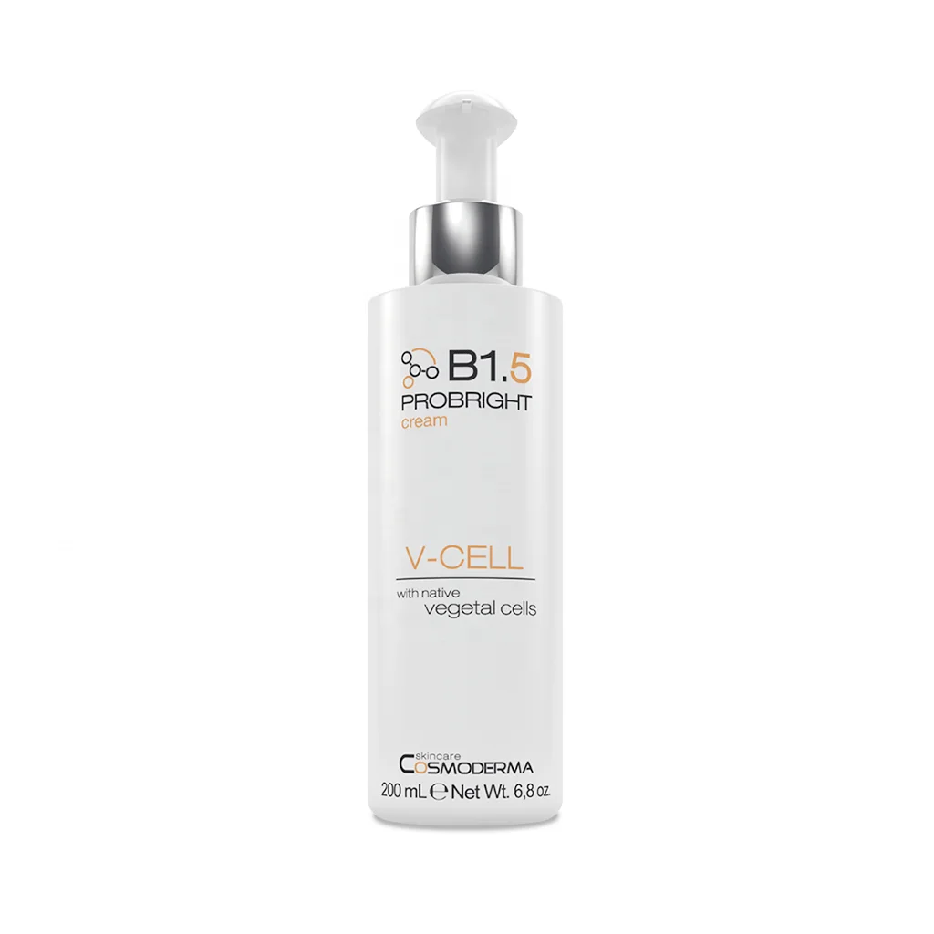 Premium V-Cell ProBright B1.5 Cream - 200ml Cosmoderma Italian Skincare - Superior Brightening OEM Solution