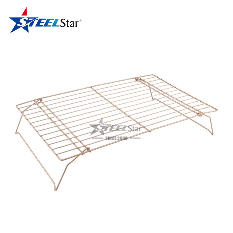 Barbecue BBQ Accessories Stainless Steel Baking Cooling Rack Wire Net Steaming Barbecue Rack / Oven BBQ Grill