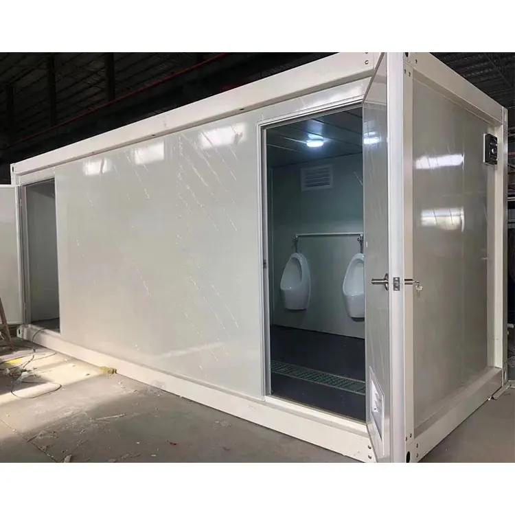 Professional Customizable Mobile Toilet Camping Shipping Public Toilet Container House With Toilet And Shower