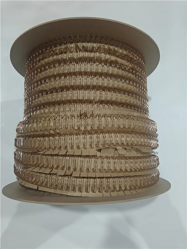 2 1 Pink Color Double Loop Twin Ring Binding Wires Spool