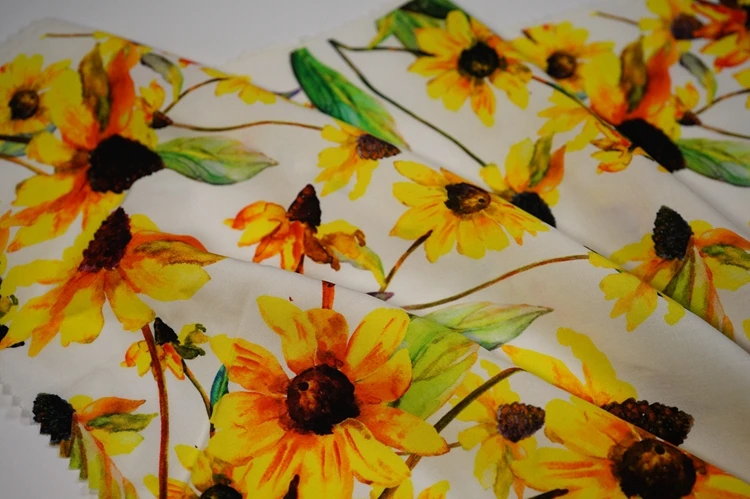 No Moq 100gsm 100% Polyester chiffon fabric digital print for