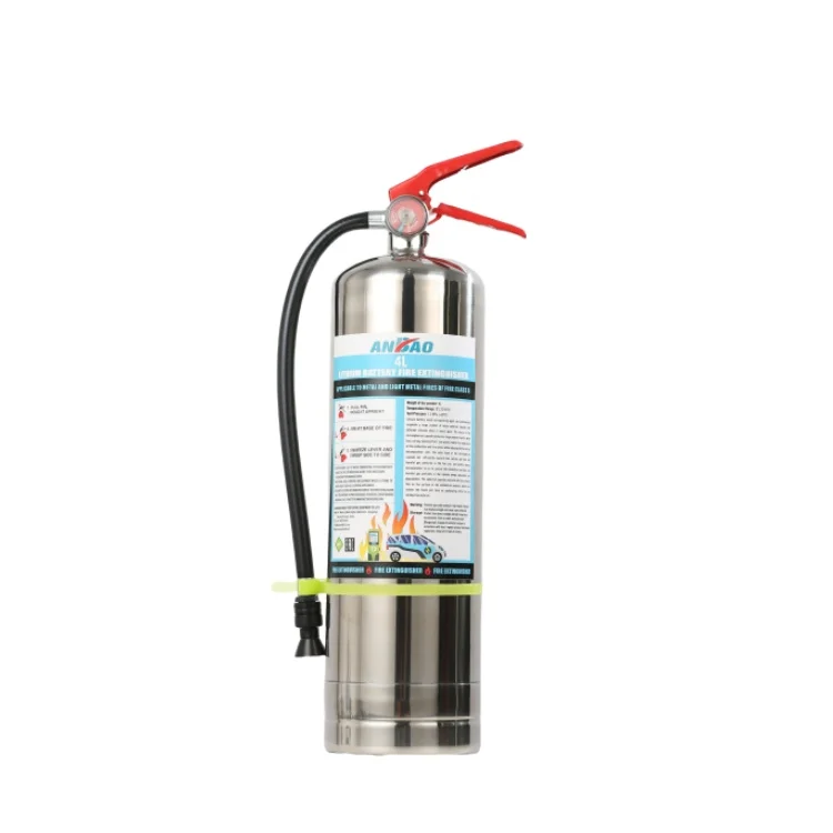 6L portable lithium battery fire d grade extinguisher