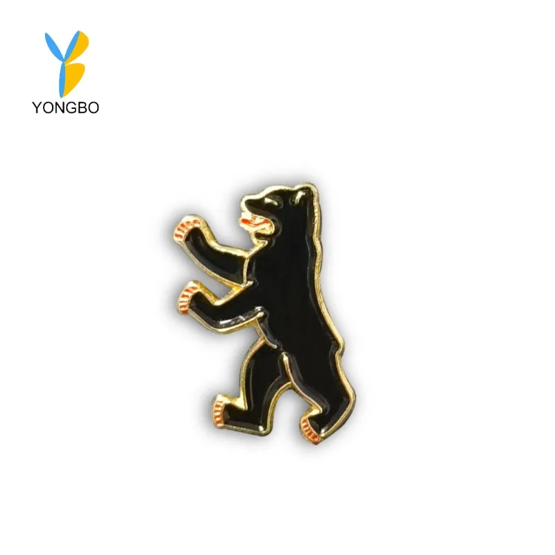 Wholesale Badge Maker Gold Plated Customized Cute Enamel Pins Metal Emblem Custom Logo Enamel Lapel Pin Badges