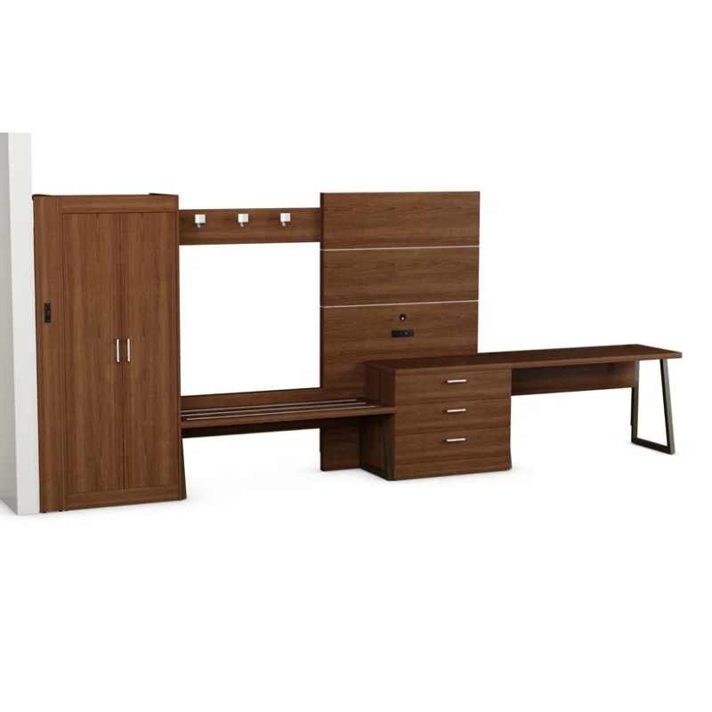 Holiday Inn express hotel queen king size bed bedroom furniture