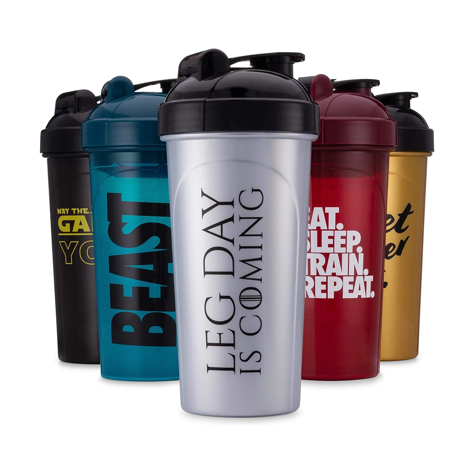 Factory Price Brand New Sport Water Bottle Blender Shaker Bottle Gym Plastic Shaker Bottle