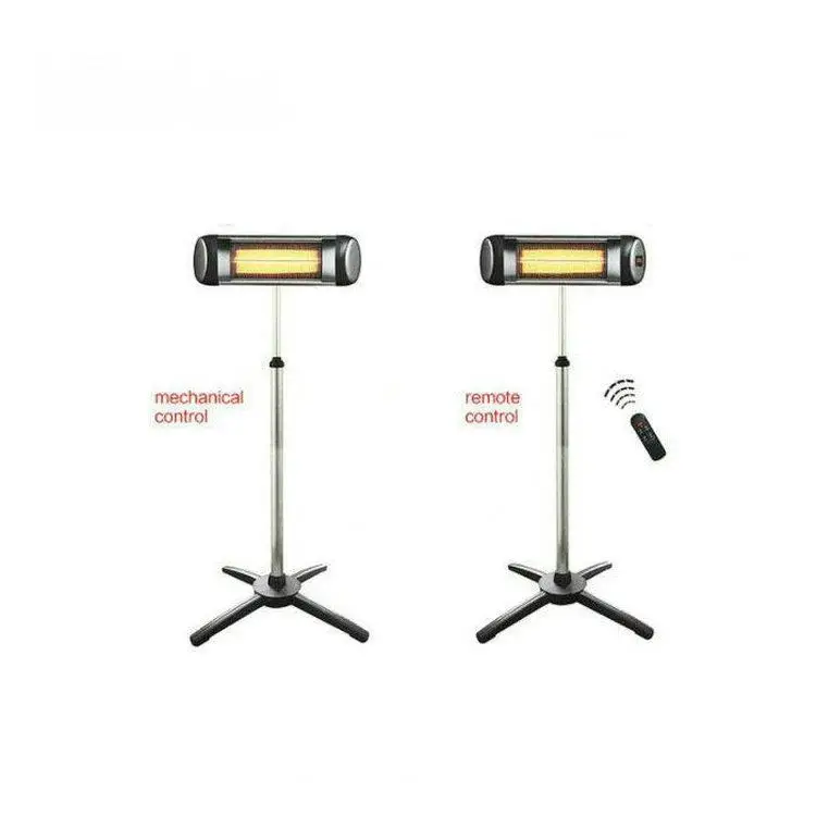 Freestanding outdoor electric infrared heater