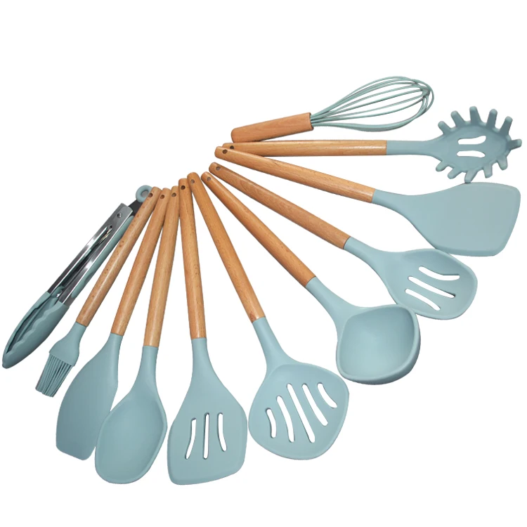 MHC Hot Sale Food Grade Silicone Kitchen Accessories Cooking Tools Kitchenware Utensils Set