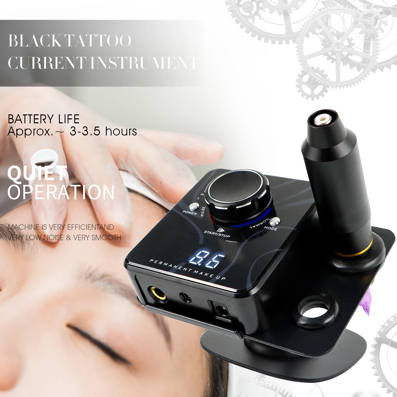 OEM Wireless Rotary Tattoo Machine Set Electric Eyeline Eyebrow Iron Gun for Body Art PMU Machine Permanent Makeup