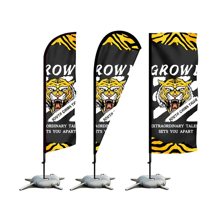 Sunshine 2.8m wholesale custom feather flags banners feather banner flags custom advertising feather teardrop flag