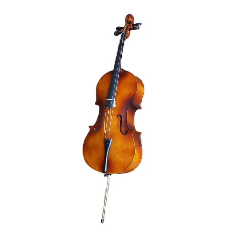Shine brown cello 4/4 instrument Cello made in china