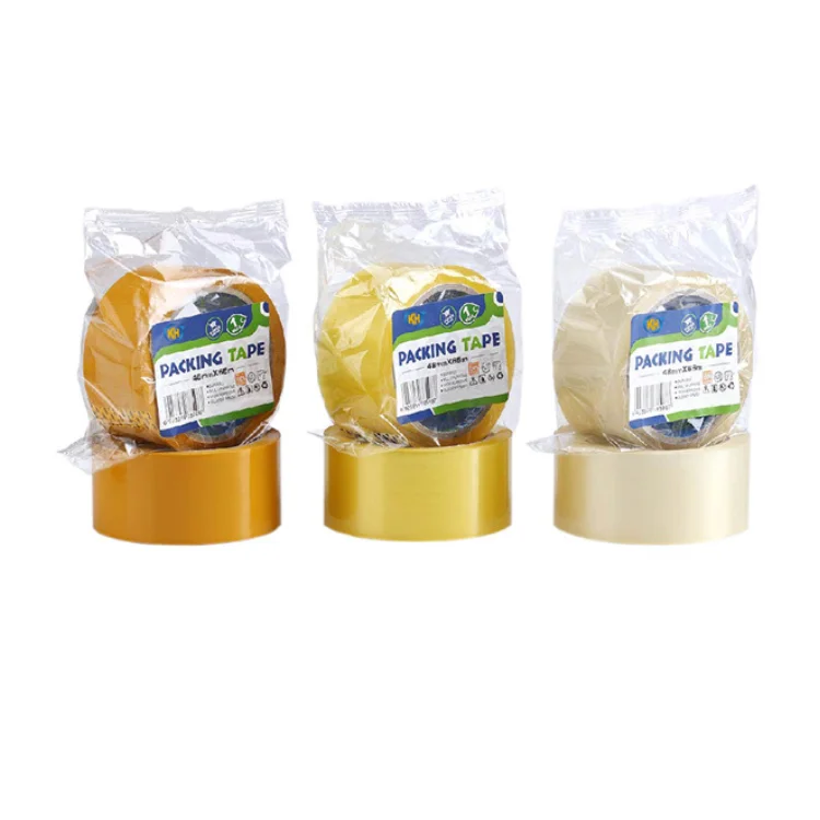 52mic Strong Acrylic Adhesive Bopp Tape Clear Bopp Carton Packing Sealing Tape For Warehouse Office Use